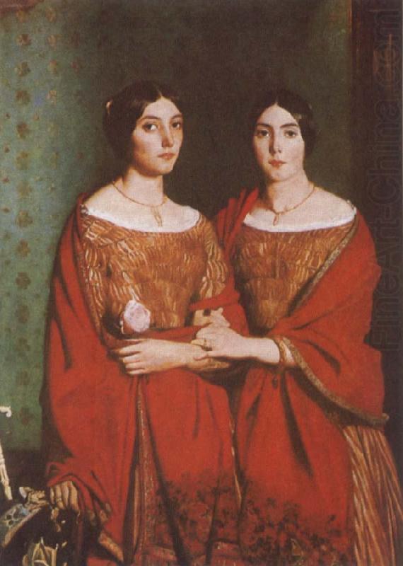 Theodore Chasseriau The Two Sisters china oil painting image